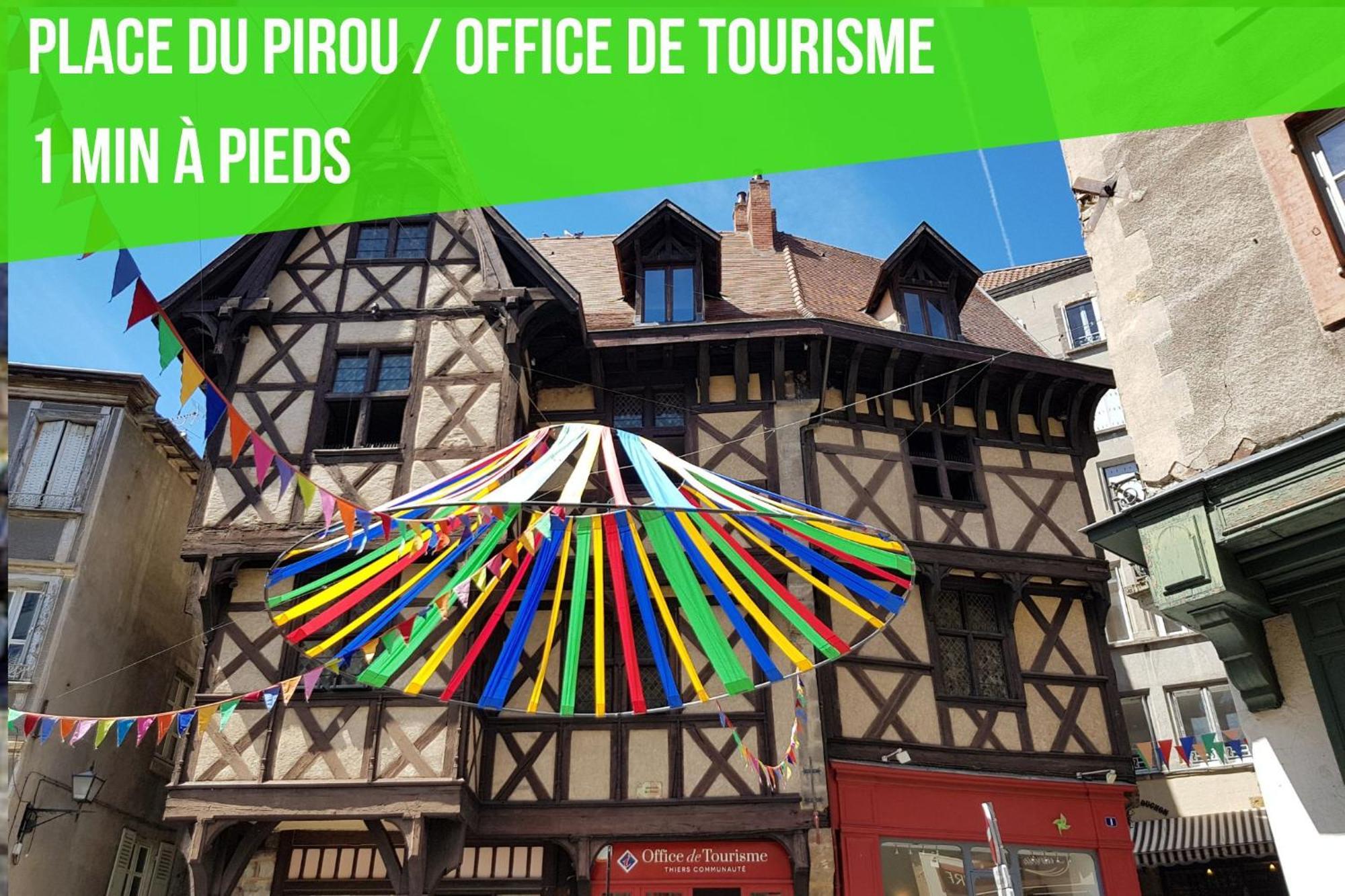 Le Petit Pirou # Cosy # Halte Auvergne Thiers Exteriör bild